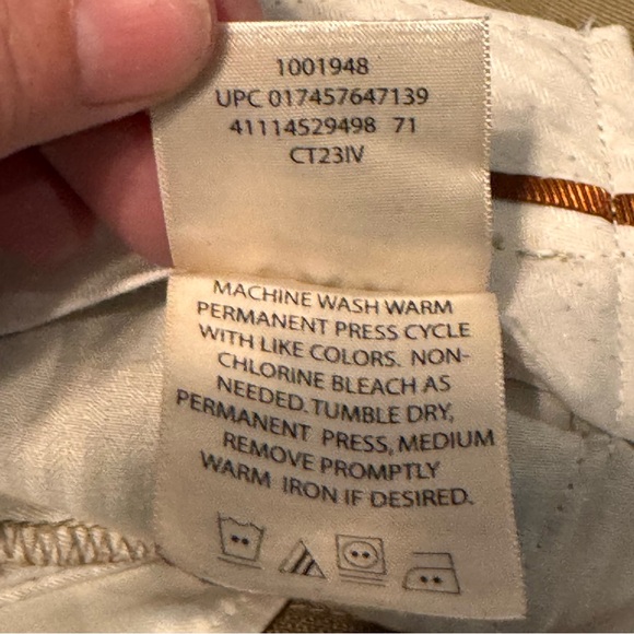 Mens Haggar Dress Pants With Elastic in the Waist 40 x 32 Big & Tall Tan - Picture 11 of 13